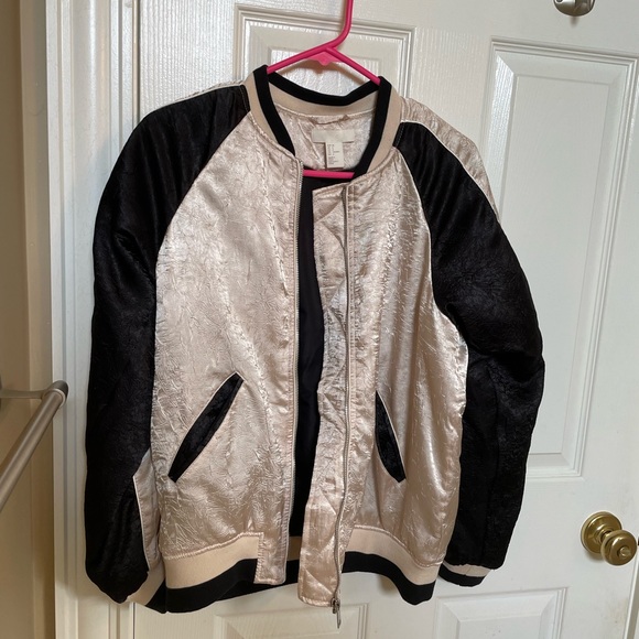 HM Satin bomber jacket - Picture 2 of 3